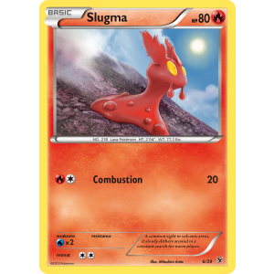  Slugma 6/39 Pokemon TCG XY Kalos Starter Set