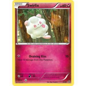  Swirlix 24/39 Pokemon TCG XY Kalos Starter Set