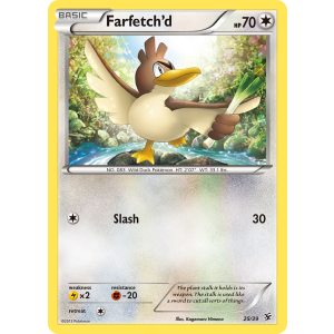  Farfetch'd 25/39 Pokemon TCG XY Kalos Starter Set