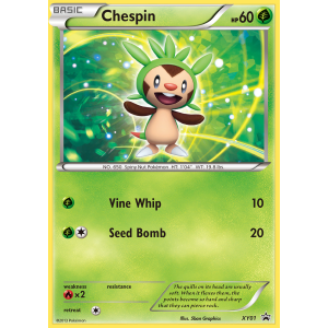 Promo Chespin XY01/211 Pokemon TCG XY XY Black Star Promos