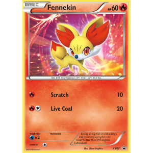 Promo Fennekin XY02/211 Pokemon TCG XY XY Black Star Promos