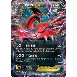 Promo Yveltal-EX XY08/211 Pokemon TCG XY XY Black Star Promos