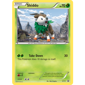 Promo Skiddo XY11/211 Pokemon TCG XY XY Black Star Promos