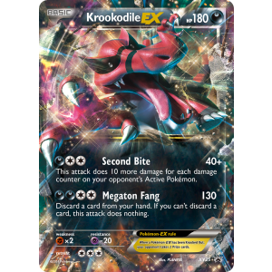 Promo Krookodile-EX XY25/211 Pokemon TCG XY XY Black Star Promos