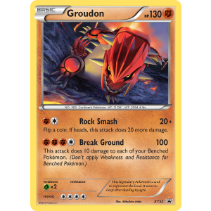 Promo Groudon XY52/211 Pokemon TCG XY XY Black Star Promos