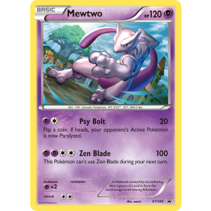 Promo Mewtwo XY100/211 Pokemon TCG XY XY Black Star Promos