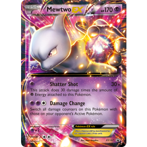 Promo Mewtwo-EX XY107/211 Pokemon TCG XY XY Black Star Promos