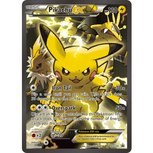 Promo Pikachu-EX XY124/211 Pokemon TCG XY XY Black Star Promos