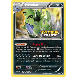 Promo Tyranitar XY130/211 Pokemon TCG XY XY Black Star Promos