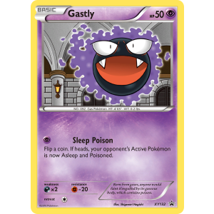 Promo Gastly XY132/211 Pokemon TCG XY XY Black Star Promos