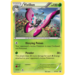 Promo Vivillon XY137/211 Pokemon TCG XY XY Black Star Promos