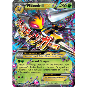 Promo M Beedrill-EX XY158/211 Pokemon TCG XY XY Black Star Promos