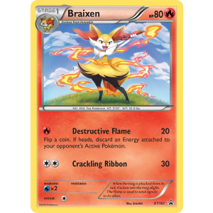 Promo Braixen XY161/211 Pokemon TCG XY XY Black Star Promos