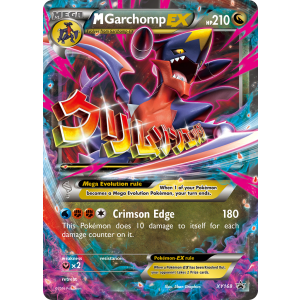 Promo M Garchomp-EX XY168/211 Pokemon TCG XY XY Black Star Promos