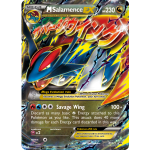 Promo M Salamence-EX XY171/211 Pokemon TCG XY XY Black Star Promos