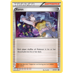 Promo Karen XY177/211 Pokemon TCG XY XY Black Star Promos