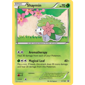 Promo Shaymin XY188/211 Pokemon TCG XY XY Black Star Promos