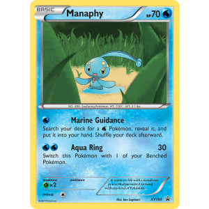 Promo Manaphy XY190/211 Pokemon TCG XY XY Black Star Promos