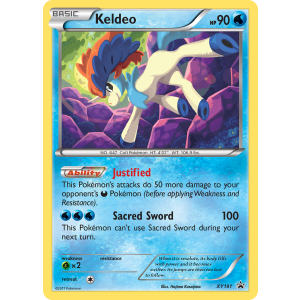 Promo Keldeo XY191/211 Pokemon TCG XY XY Black Star Promos