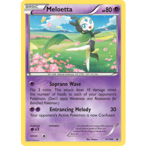 Promo Meloetta XY193/211 Pokemon TCG XY XY Black Star Promos