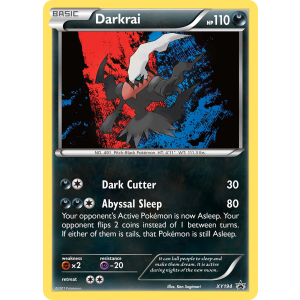 Promo Darkrai XY194/211 Pokemon TCG XY XY Black Star Promos