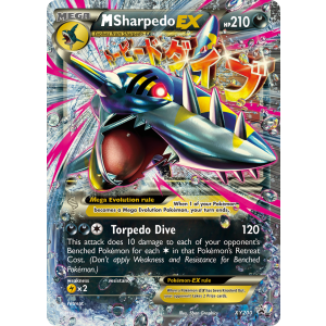 Promo M Sharpedo-EX XY200/211 Pokemon TCG XY XY Black Star Promos