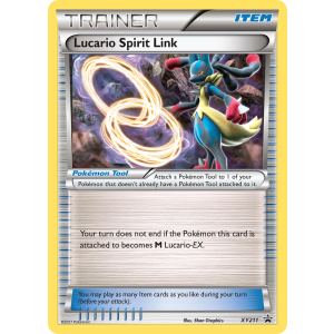 Promo Lucario Spirit Link XY211/211 Pokemon TCG XY XY Black Star Promos