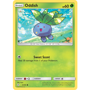 Oddish 2/236 Pokemon TCG Sun & Moon Cosmic Eclipse