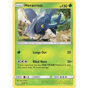 Heracross 9/236 Pokemon TCG Sun & Moon Cosmic Eclipse