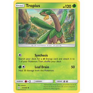 Tropius 12/236 Pokemon TCG Sun & Moon Cosmic Eclipse