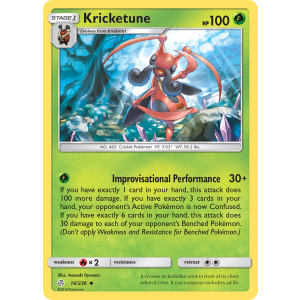 Kricketune 14/236 Pokemon TCG Sun & Moon Cosmic Eclipse