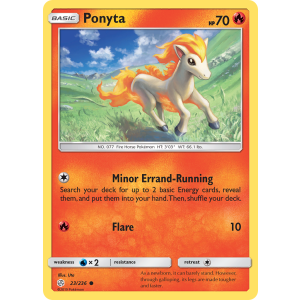 Ponyta 23/236 Pokemon TCG Sun & Moon Cosmic Eclipse