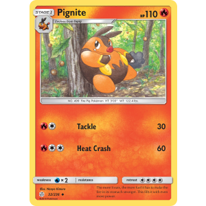 Pignite 32/236 Pokemon TCG Sun & Moon Cosmic Eclipse