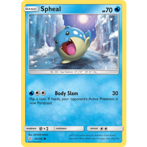 Spheal 50/236 Pokemon TCG Sun & Moon Cosmic Eclipse