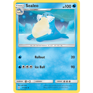 Sealeo 51/236 Pokemon TCG Sun & Moon Cosmic Eclipse