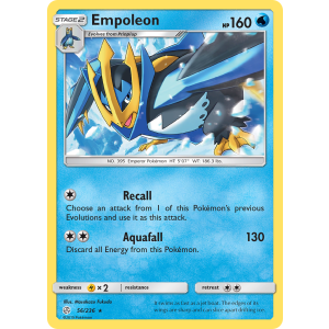 Empoleon 56/236 Pokemon TCG Sun & Moon Cosmic Eclipse