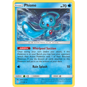 Phione 57/236 Pokemon TCG Sun & Moon Cosmic Eclipse