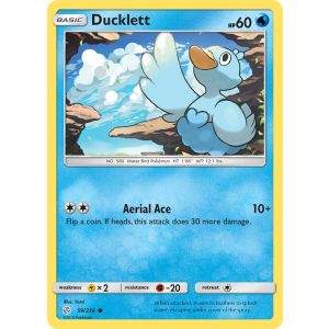 Ducklett 59/236 Pokemon TCG Sun & Moon Cosmic Eclipse