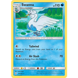 Swanna 60/236 Pokemon TCG Sun & Moon Cosmic Eclipse