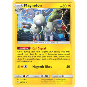 Rare Holo Magneton 69/236 Pokemon TCG Sun & Moon Cosmic Eclipse