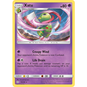 Xatu 79/236 Pokemon TCG Sun & Moon Cosmic Eclipse