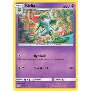 Kirlia 81/236 Pokemon TCG Sun & Moon Cosmic Eclipse