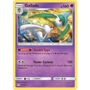 Rare Holo Gallade 82/236 Pokemon TCG Sun & Moon Cosmic Eclipse