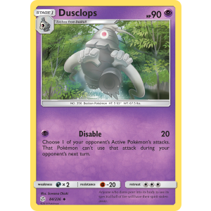 Dusclops 84/236 Pokemon TCG Sun & Moon Cosmic Eclipse