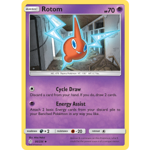 Rotom 86/236 Pokemon TCG Sun & Moon Cosmic Eclipse