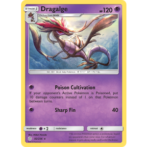 Dragalge 92/236 Pokemon TCG Sun & Moon Cosmic Eclipse