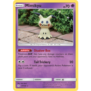 Mimikyu 97/236 Pokemon TCG Sun & Moon Cosmic Eclipse