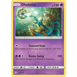 Dhelmise 98/236 Pokemon TCG Sun & Moon Cosmic Eclipse