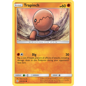 Trapinch 108/236 Pokemon TCG Sun & Moon Cosmic Eclipse