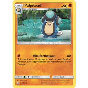 Palpitoad 116/236 Pokemon TCG Sun & Moon Cosmic Eclipse